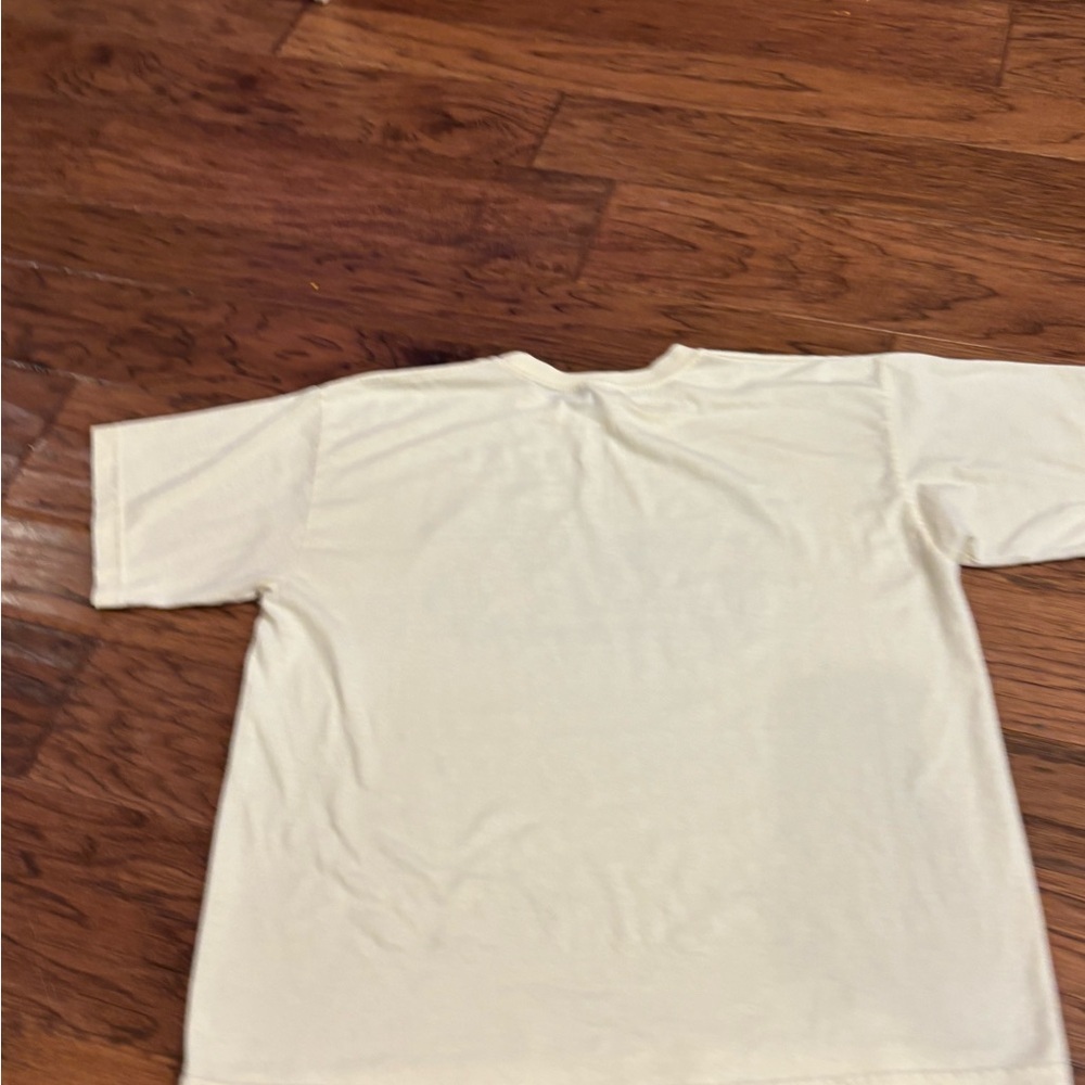 Vintage Indian Motorcycle T-Shirt | Cream Graphic Tee | Size M/L - Picture 6 of 8